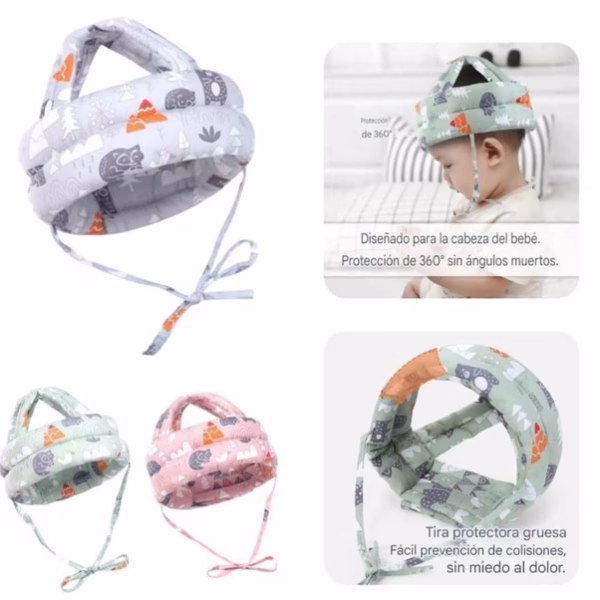 Gorro protector para bebés